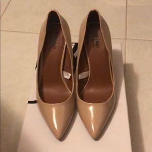 Patent Leather Nude Heels